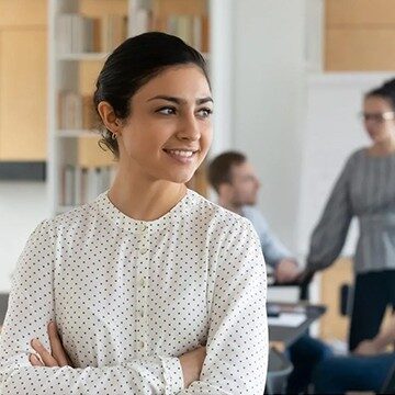 Organization retaining employees.